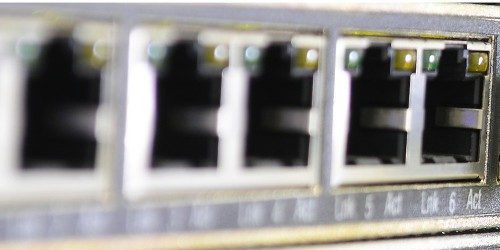 Netzwerk-Switch mit Kupferports